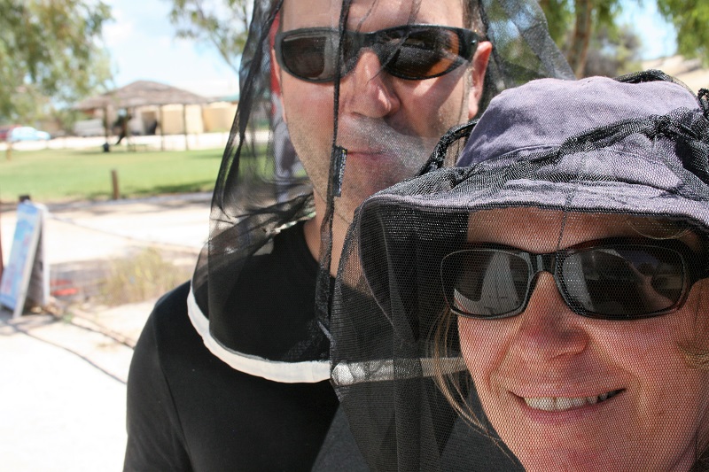 Westaustralien Roadtrip Perth Exmouth Fliegennetze